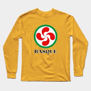 Lauburu - The Basque Cross Long Sleeve T-Shirt